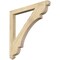 Ekena Millwork Olympic Arts & Crafts Rough Sawn Bracket, Douglas Fir, 4"W x 46"D x 46"H BKT04X46X46OLY03RDF - alternate 1